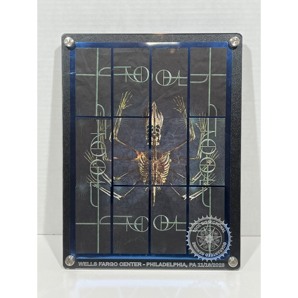 TOOL Fear Inoculum Tour Philadelphia Wells Fargo Center 11/18/2023 Framed Art